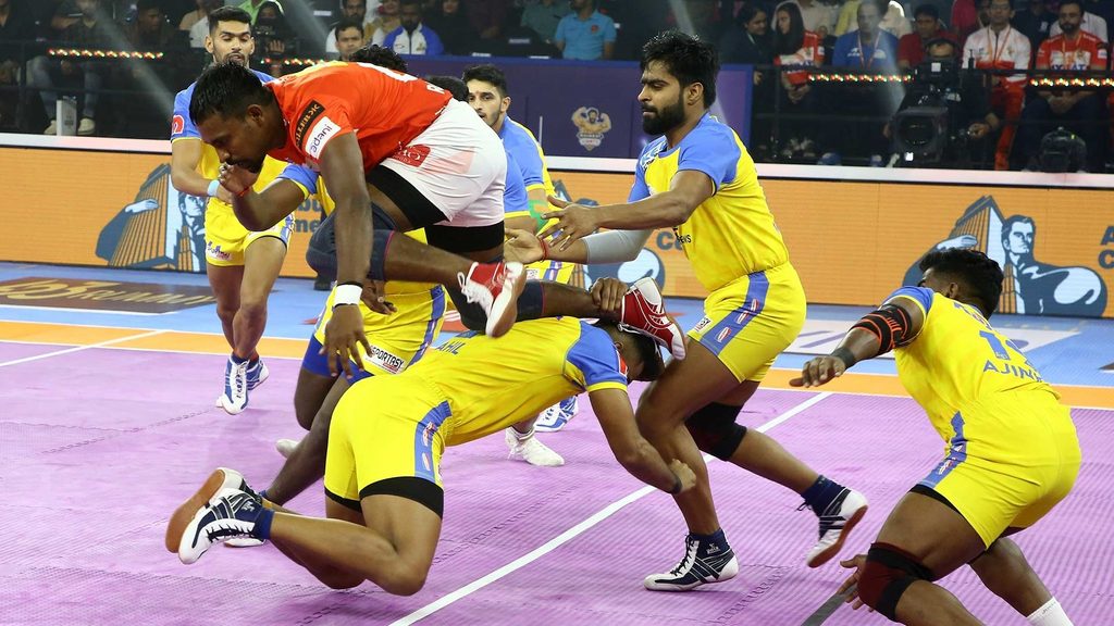 gujarat-giants-and-tamil-thalaivas-play-out-nerve-wracking-tie